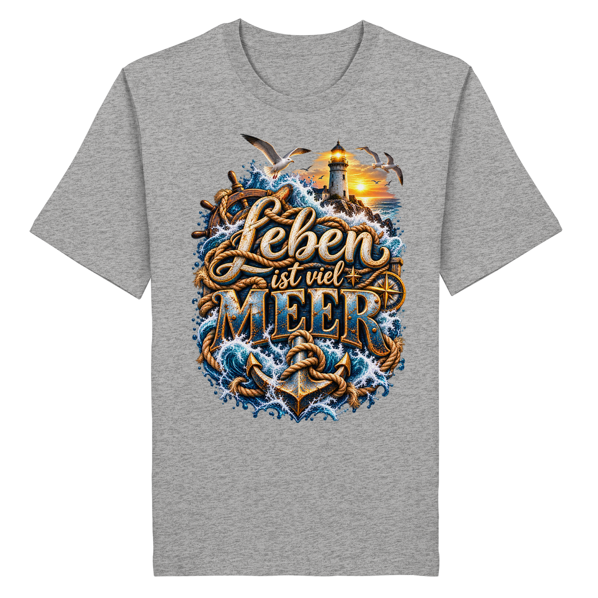 Leben ist viel Meer - Organic Shirt