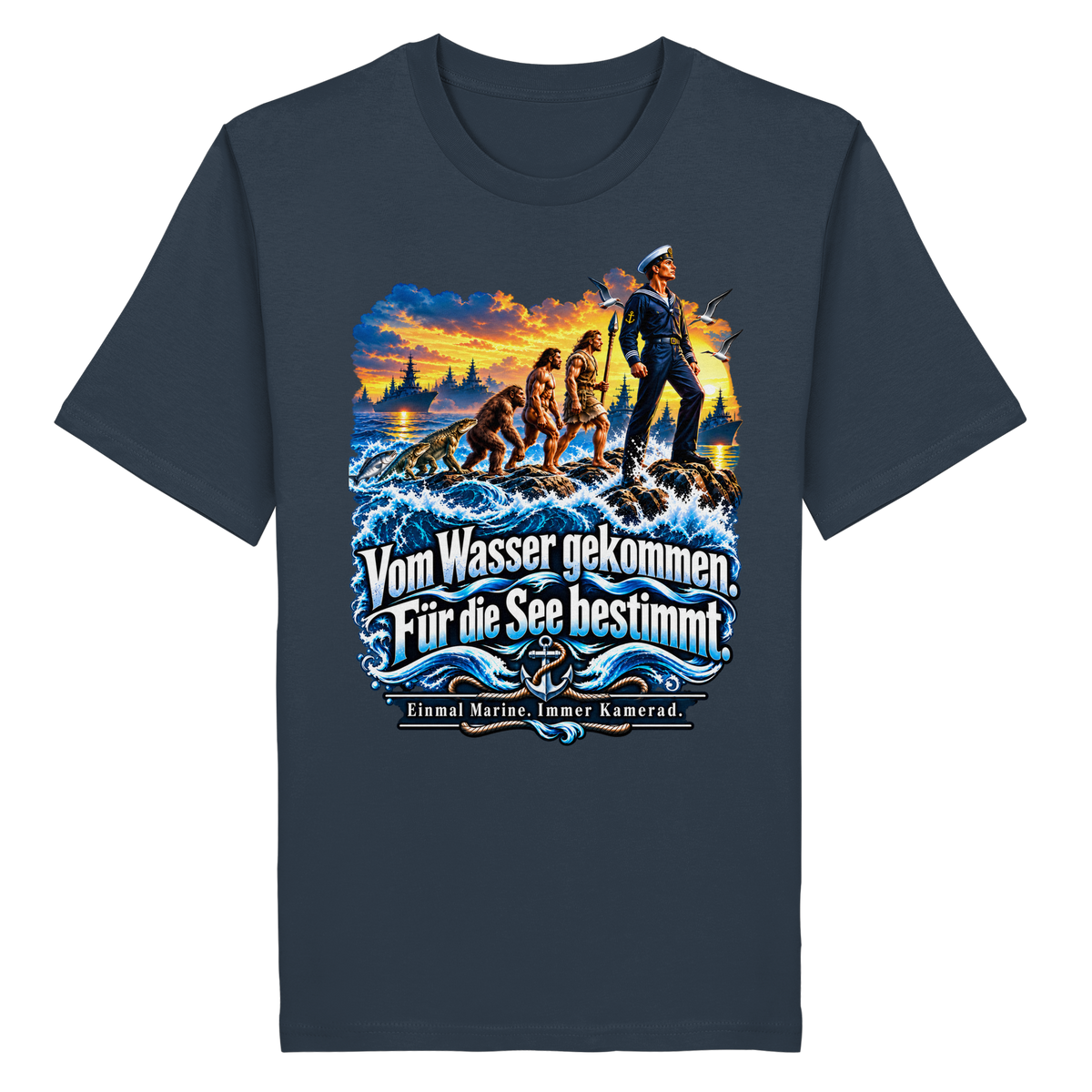 Vom Wasser gekommen - Für die See bestimmt - Organic Shirt