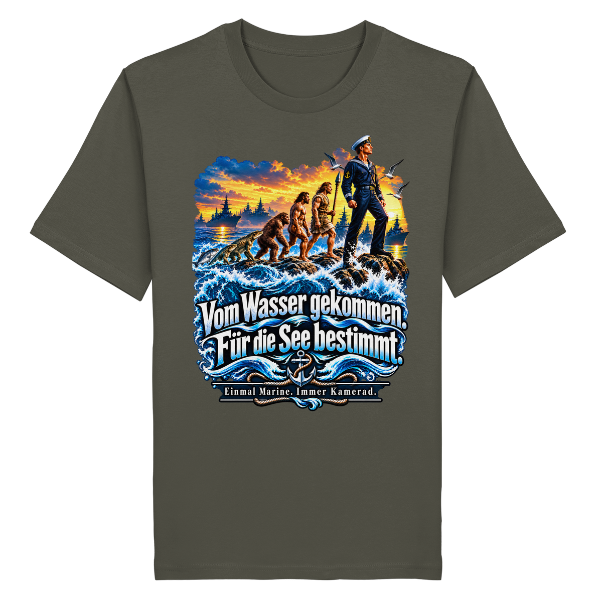 Vom Wasser gekommen - Für die See bestimmt - Organic Shirt