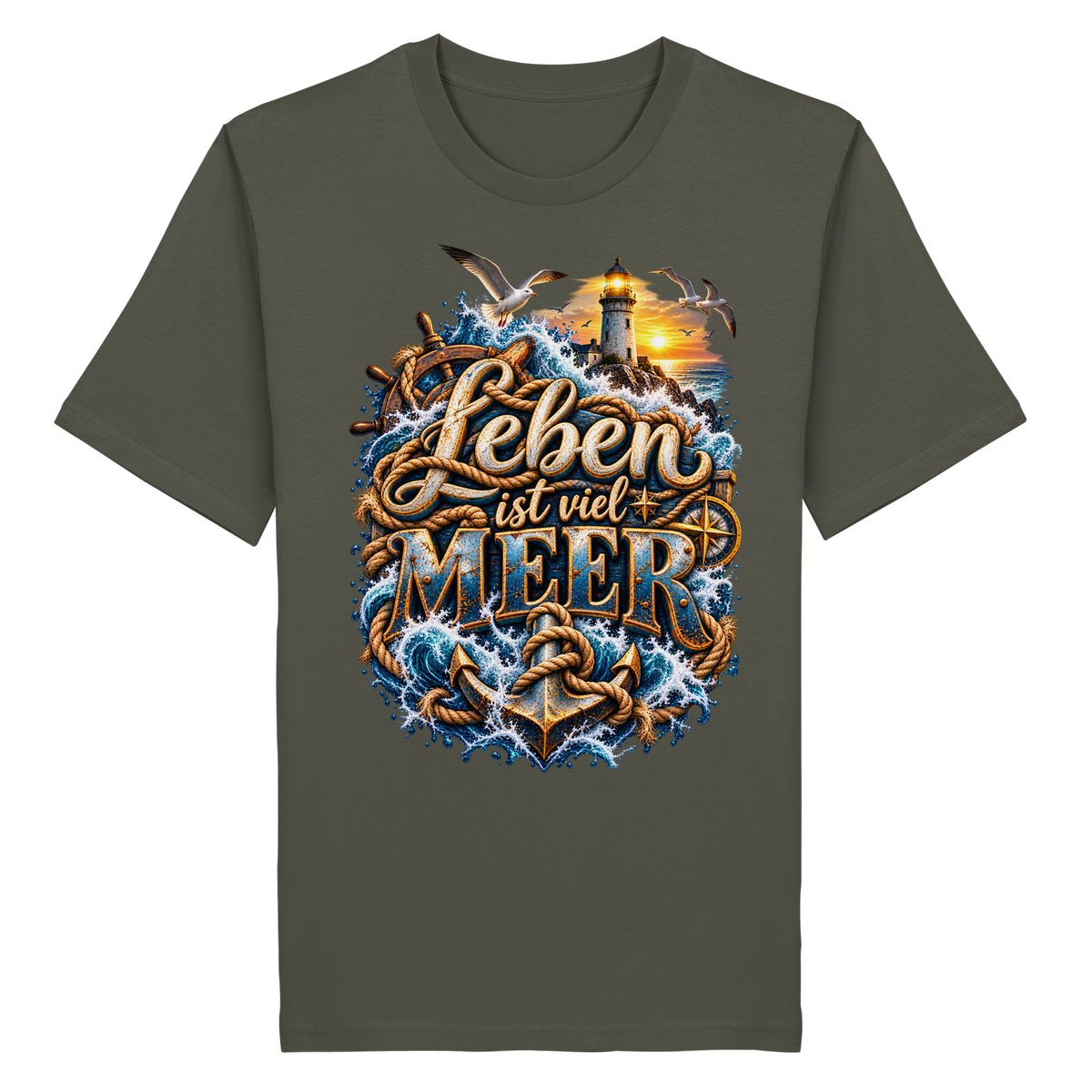 Leben ist viel Meer - Organic Shirt