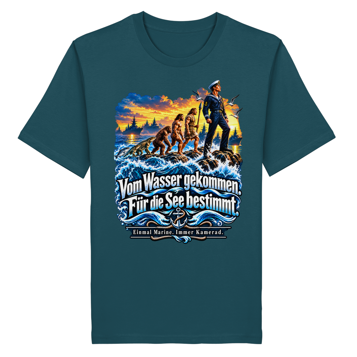 Vom Wasser gekommen - Für die See bestimmt - Organic Shirt