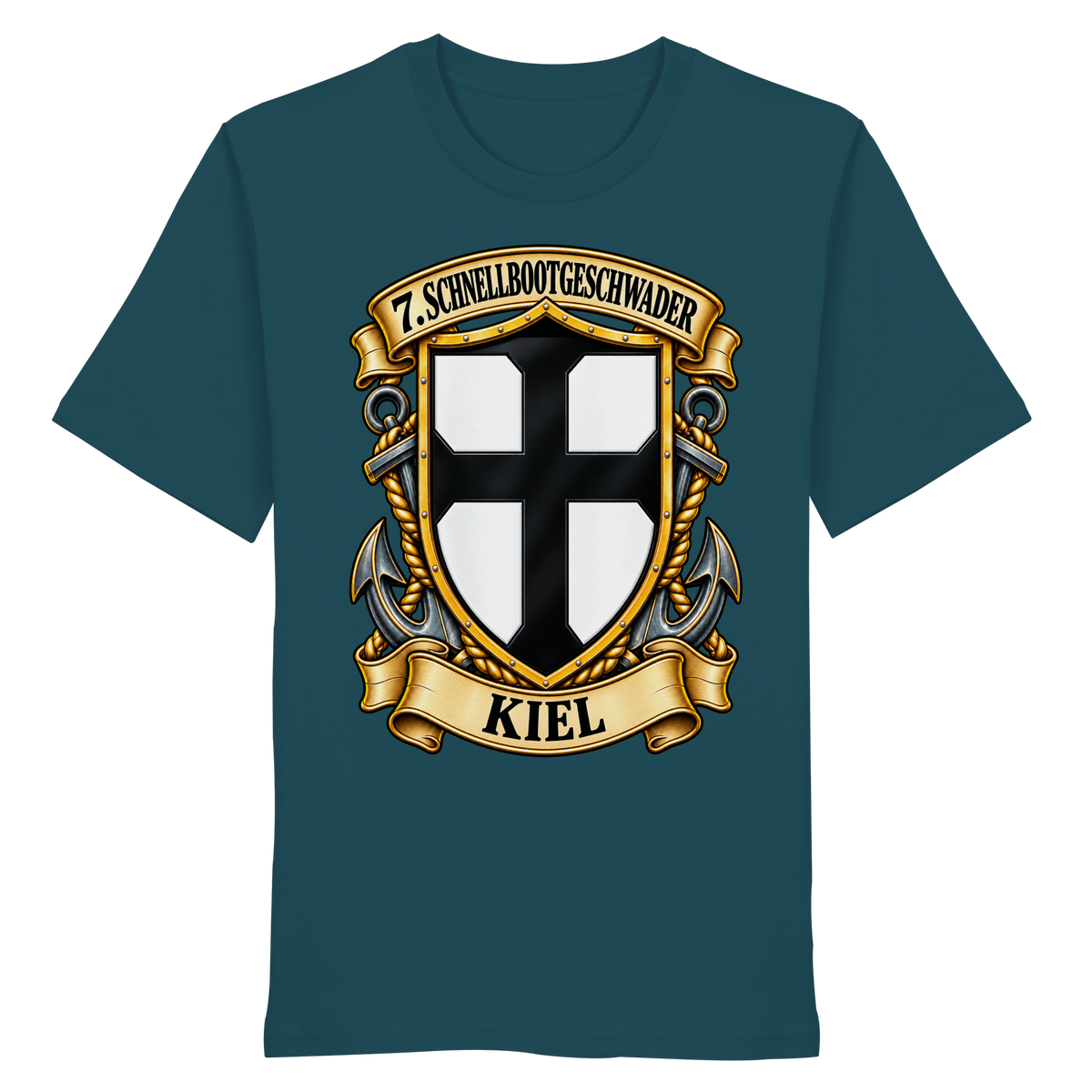 Wappen 7. Schnellbootgeschwader - KIEL - Organic Shirt
