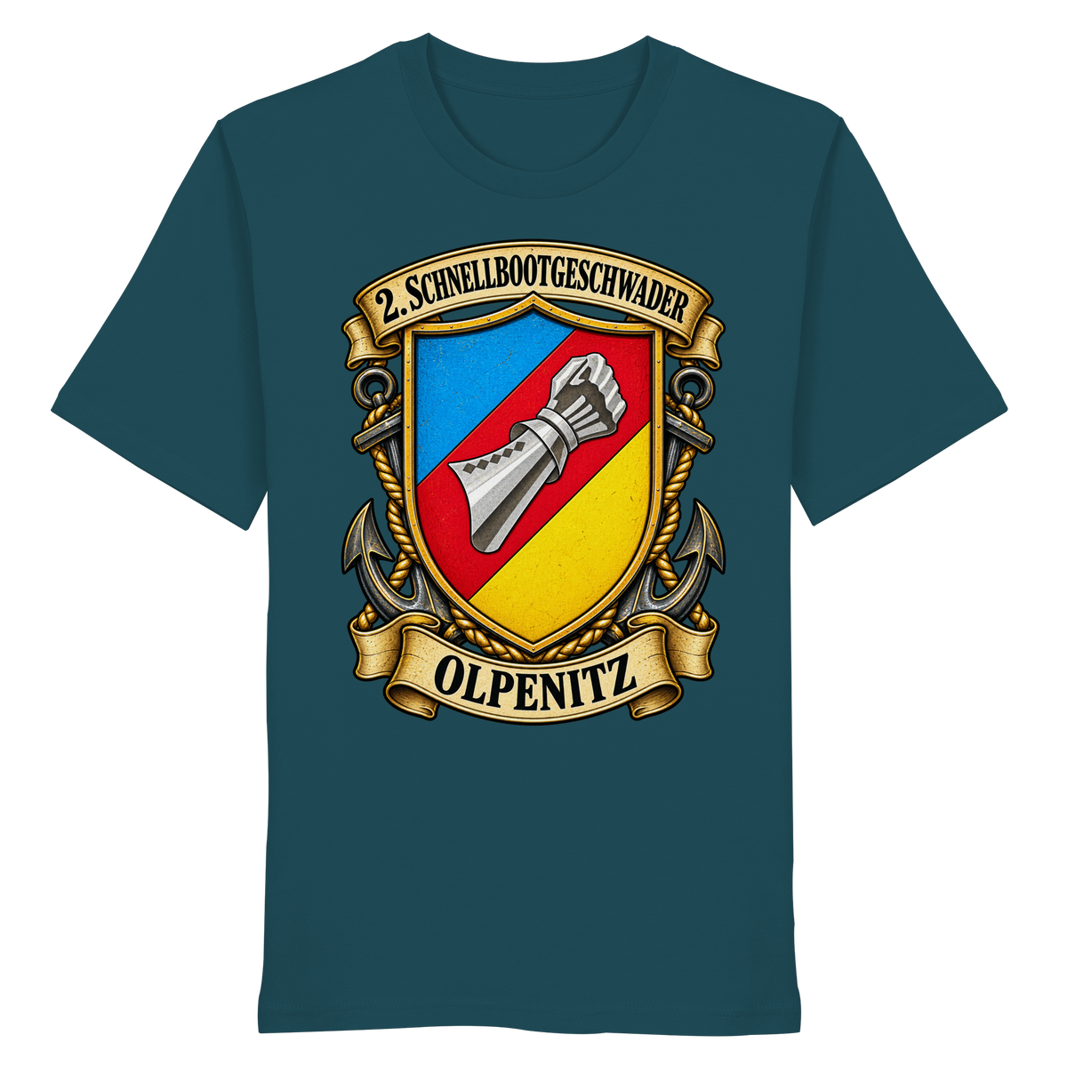 Wappen 2. Schnellbootgeschwader - Olpenitz - Organic Shirt