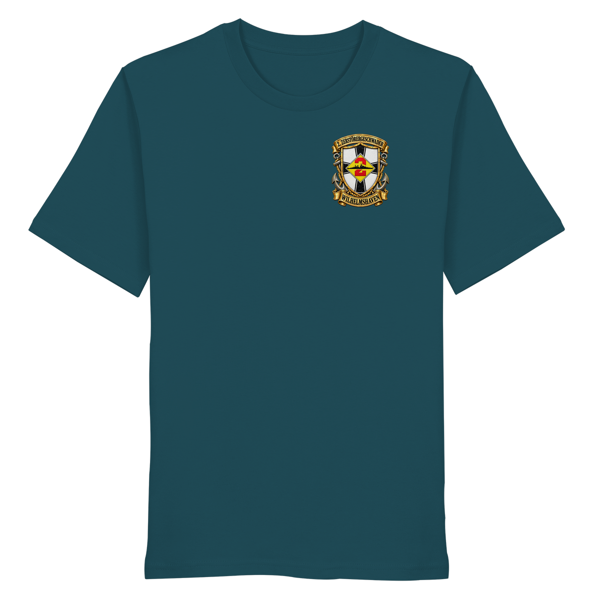 Wappen 2. Zerstörergeschwader - WILHELMSHAVEN - Brustlogo  - Organic Shirt