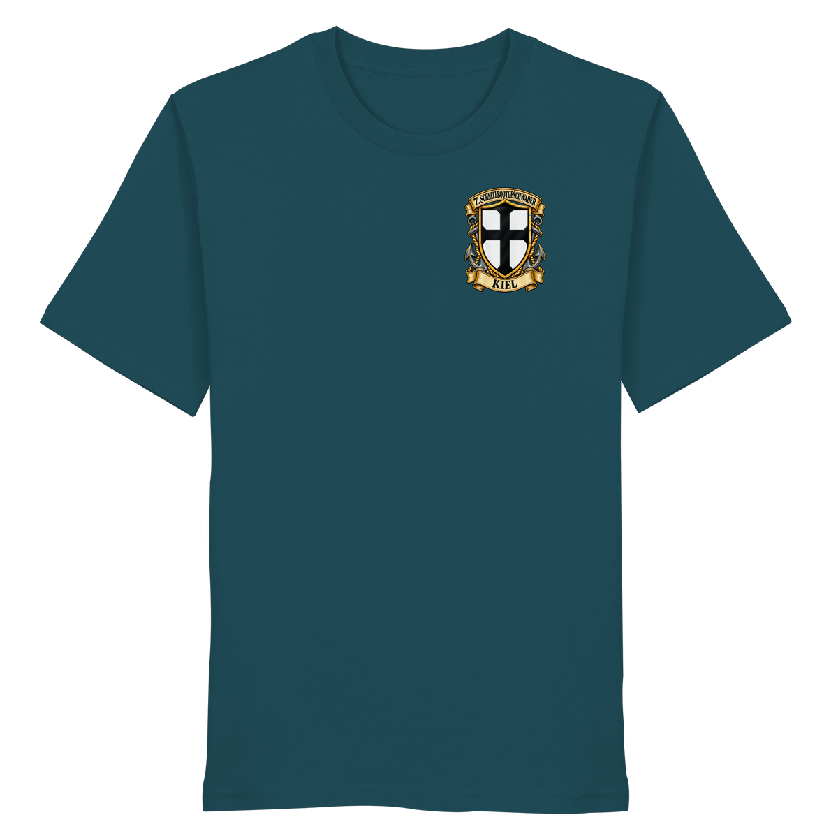 Wappen 7. Schnellbootgeschwader - KIEL - Brustlogo - Organic Shirt