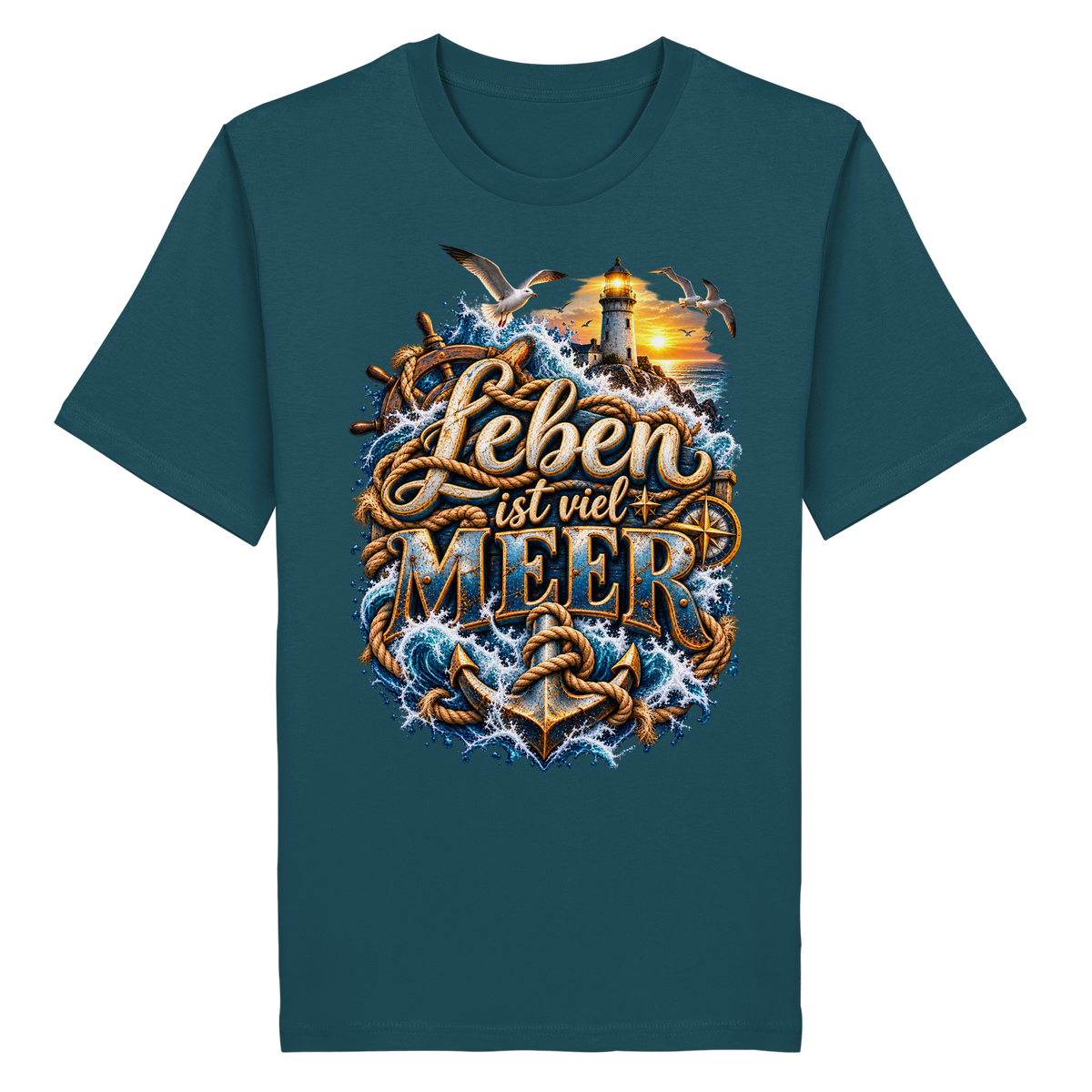 Leben ist viel Meer - Organic Shirt