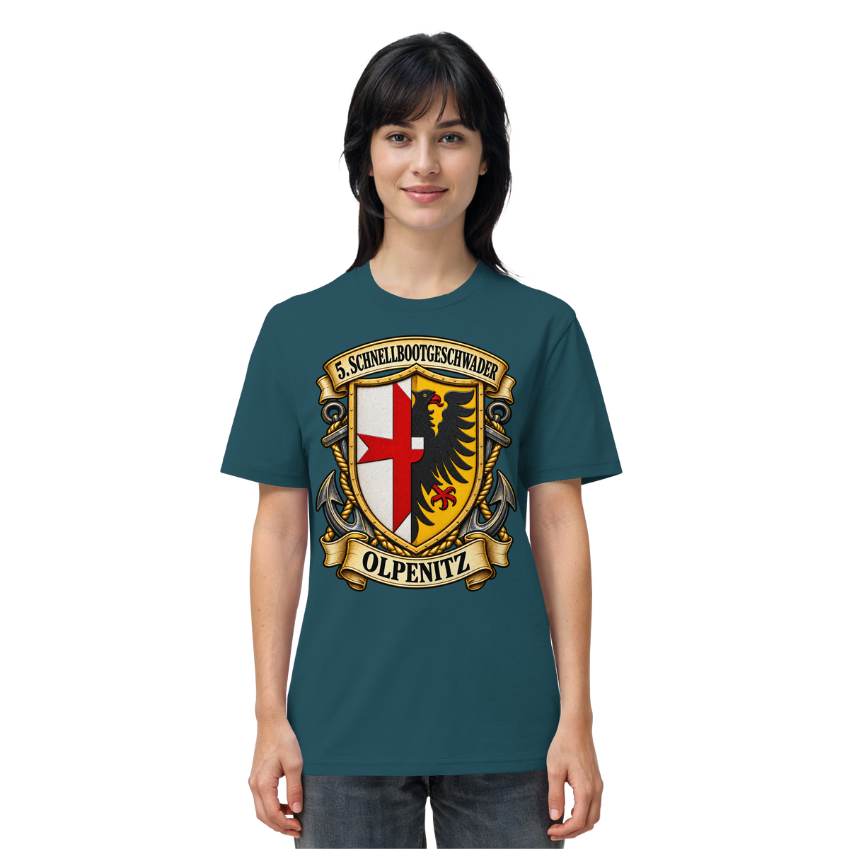 Wappen 5. Schnellbootgeschwader - OLPENITZ - Organic Shirt