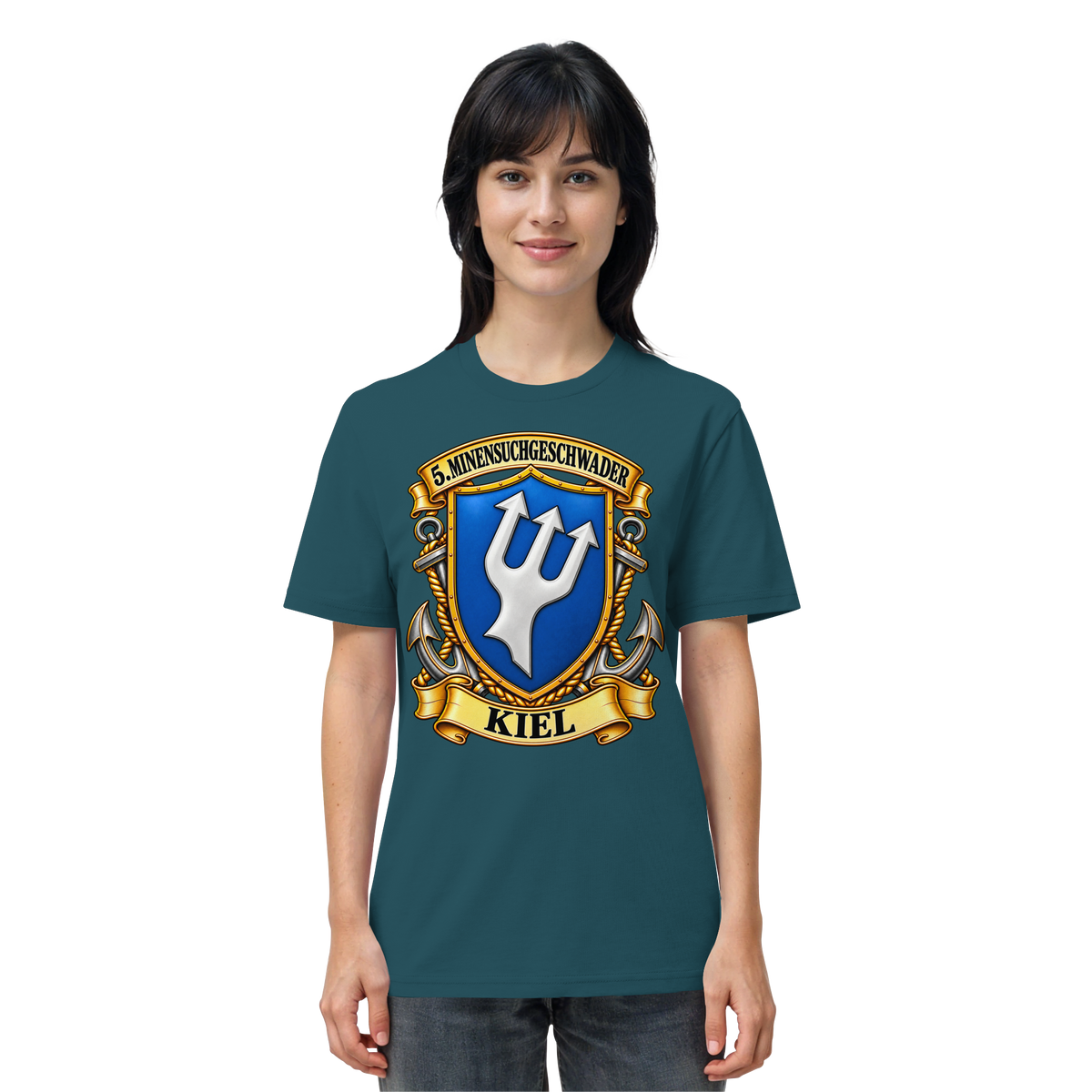 Wappen 5. Minensuchgeschwader - KIEL - Organic Shirt