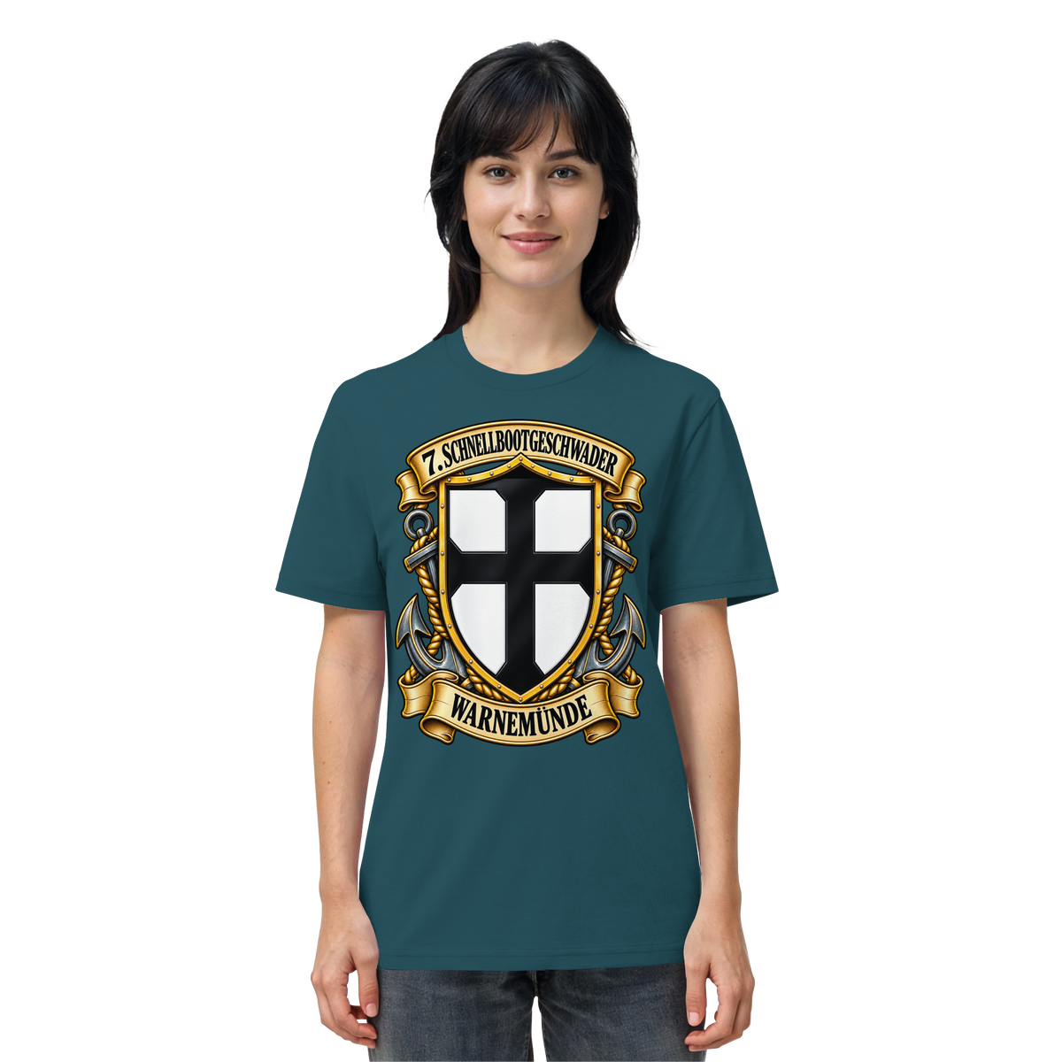 Wappen 7. Schnellbootgeschwader - WARNEMÜNDE - Organic Shirt