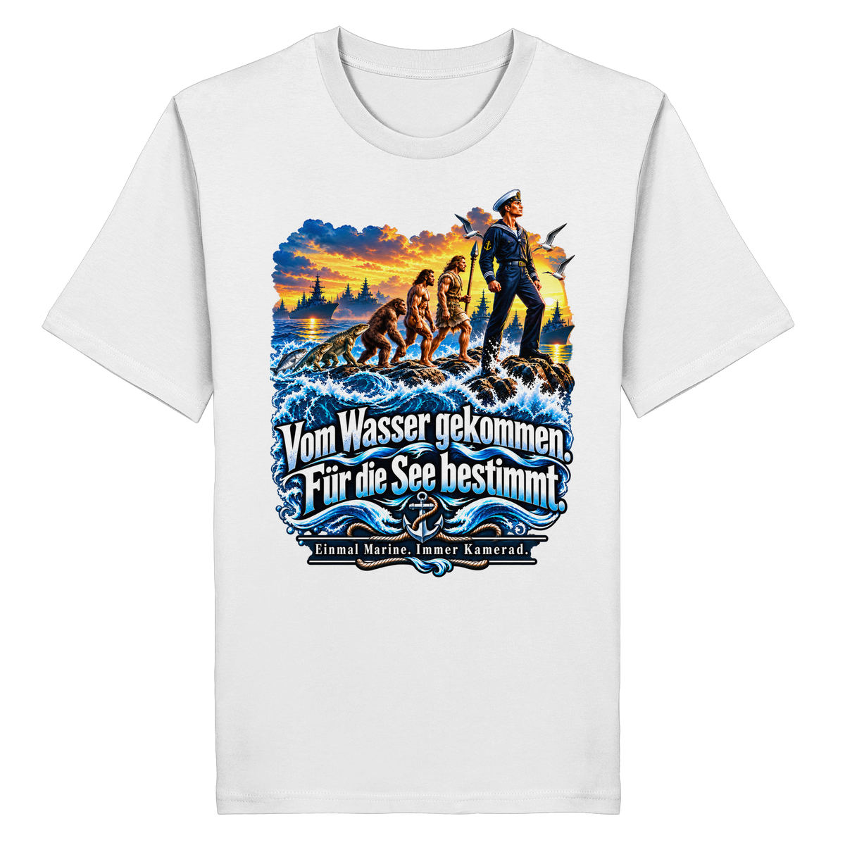Vom Wasser gekommen - Für die See bestimmt - Organic Shirt