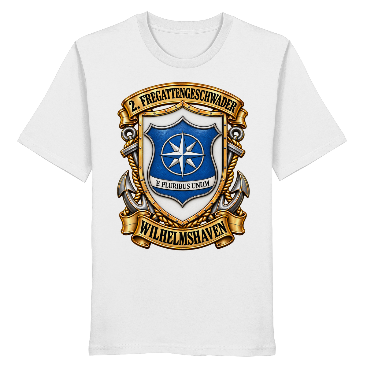 Wappen 2. Fregattengeschwader - Wilhelmshaven - Organic Shirt