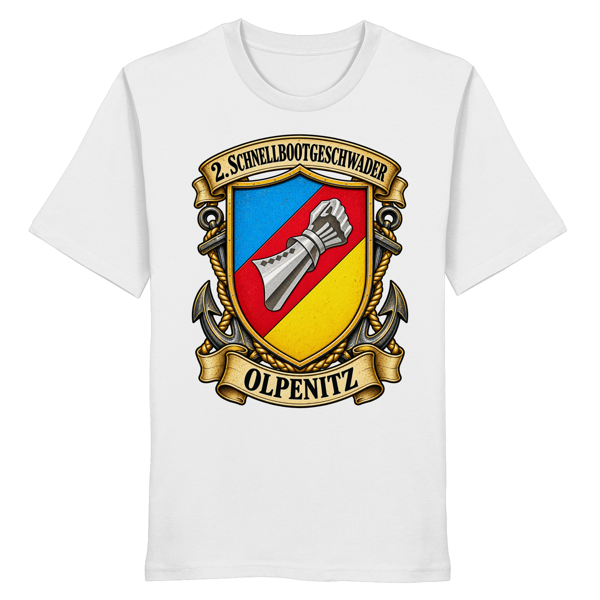 Wappen 2. Schnellbootgeschwader - Olpenitz - Organic Shirt