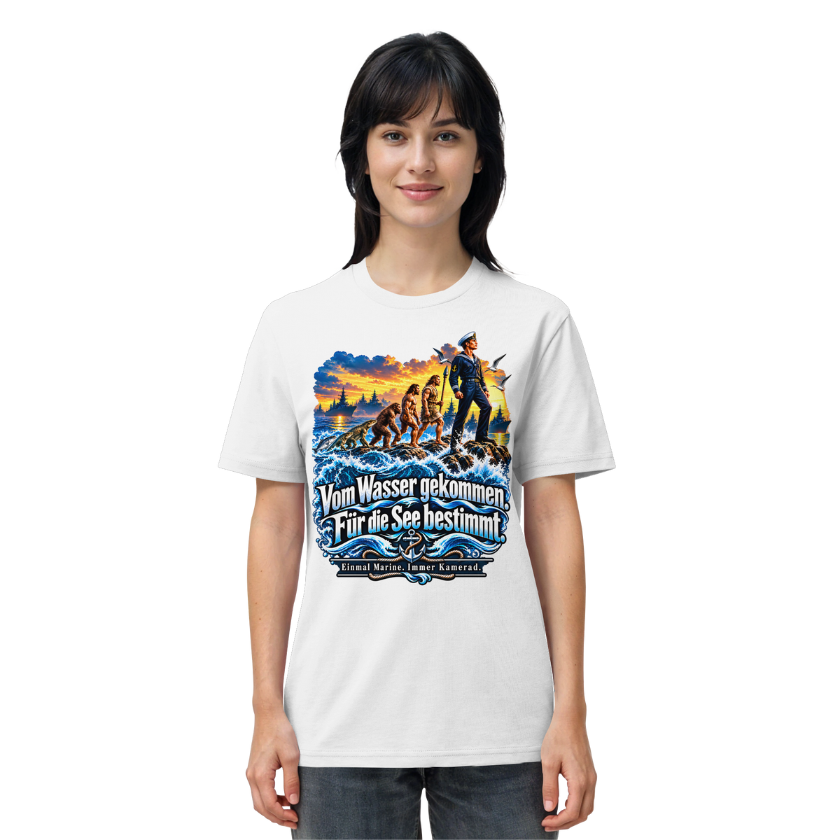Vom Wasser gekommen - Für die See bestimmt - Organic Shirt