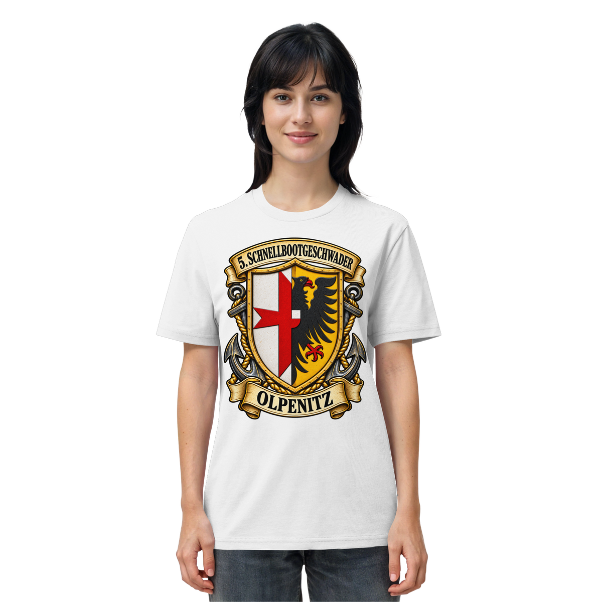 Wappen 5. Schnellbootgeschwader - OLPENITZ - Organic Shirt