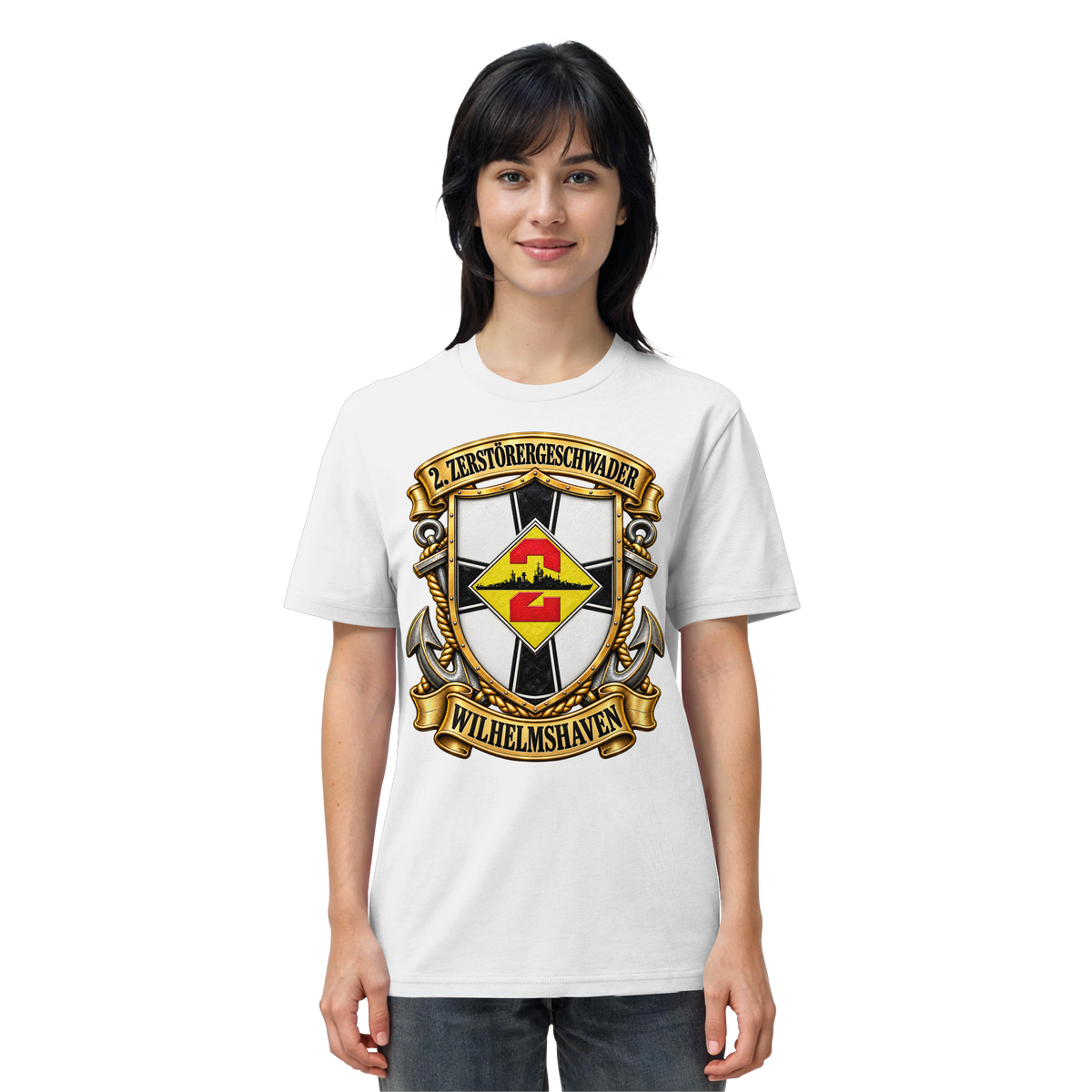 Wappen 2. Zerstörergeschwader - WILHELMSHAVEN - Organic Shirt