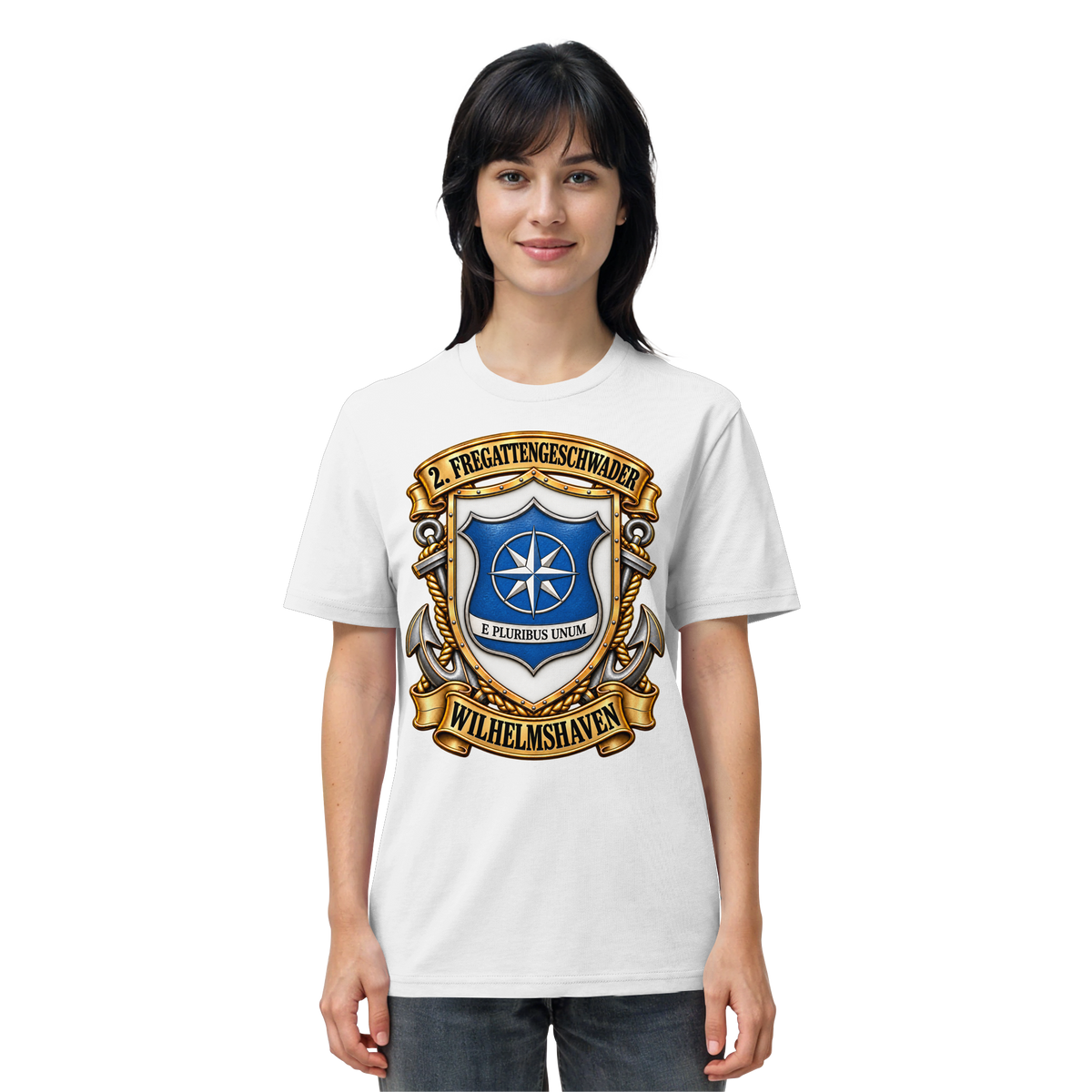 Wappen 2. Fregattengeschwader - Wilhelmshaven - Organic Shirt
