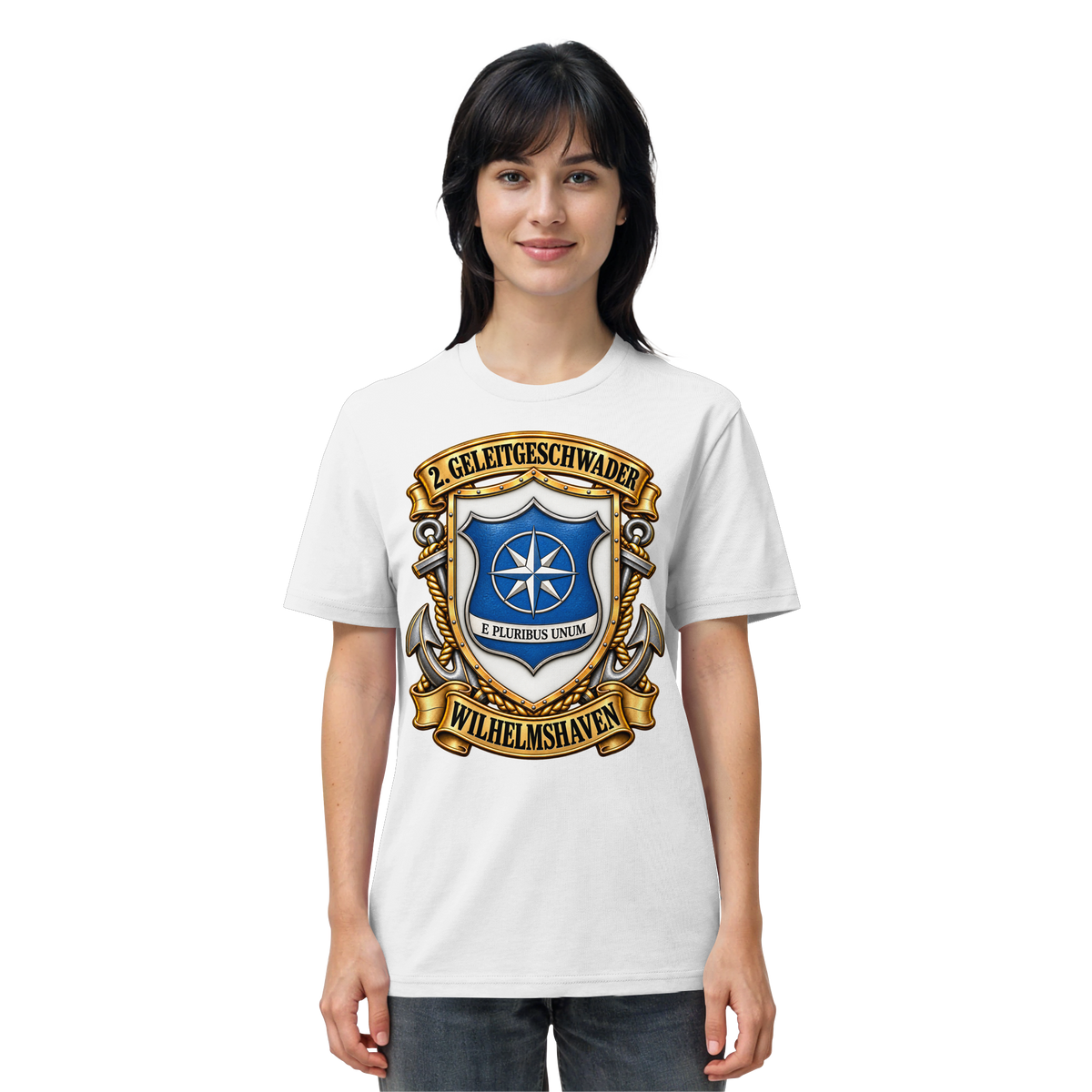 Wappen 2. Geleitgeschwader - Wilhelmshaven - Organic Shirt