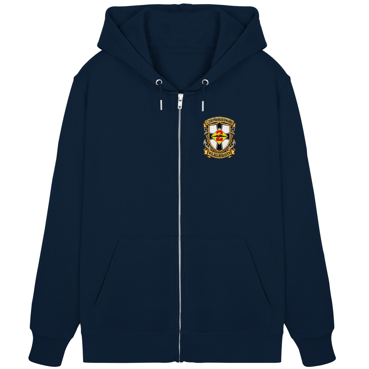 Wappen 2. Zerstörergeschwader - WILHELMSHAVEN - Brustlogo  - Organic Zipper