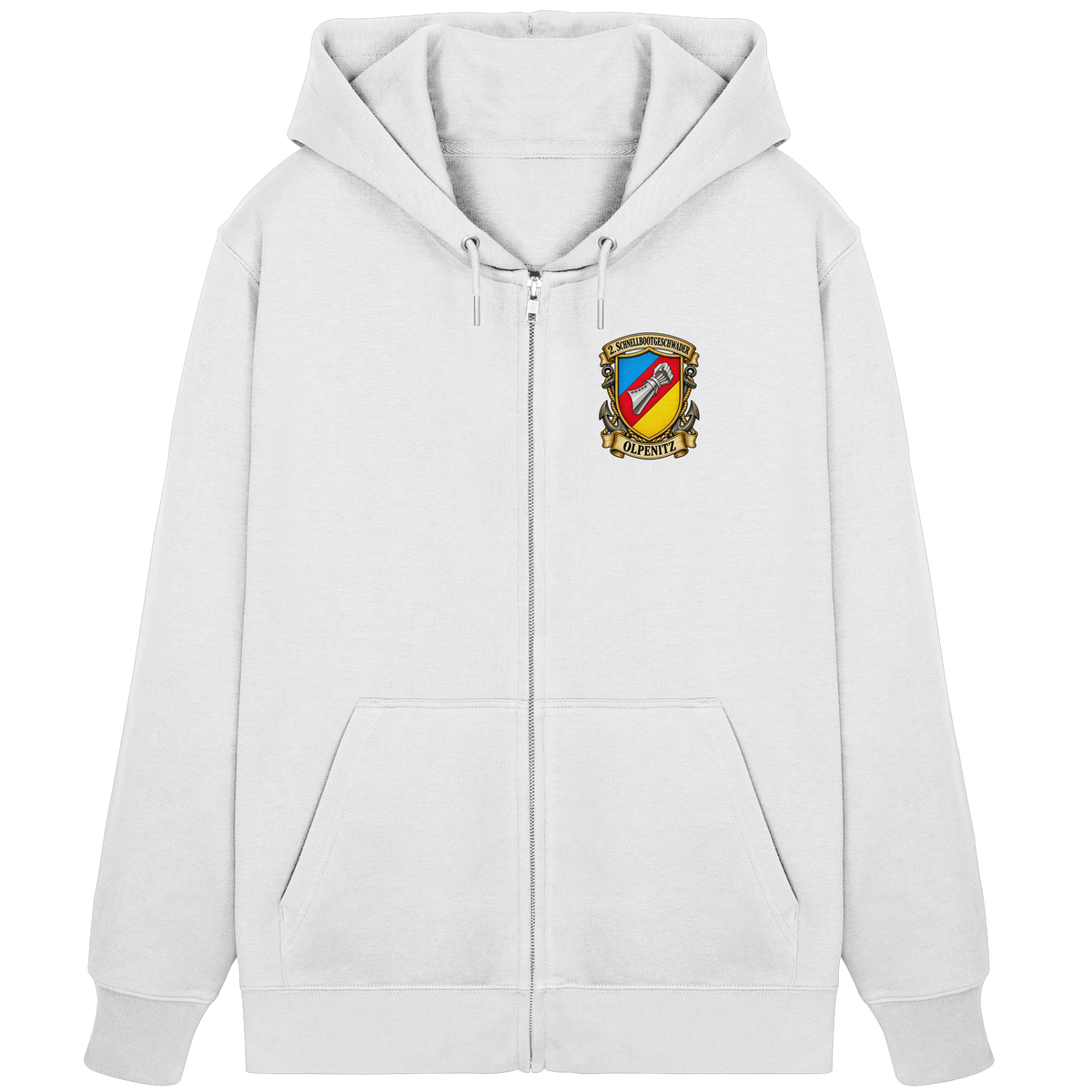 Wappen 2. Schnellbootgeschwader - Brustlogo - Olpenitz - Organic Zipper