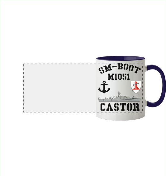 SM-Boot M1051 CASTOR 1.MSG - Panorama Tasse zweifarbig