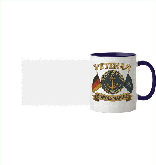 Veteran BUNDESMARINE - SNFM - Panorama Tasse zweifarbig