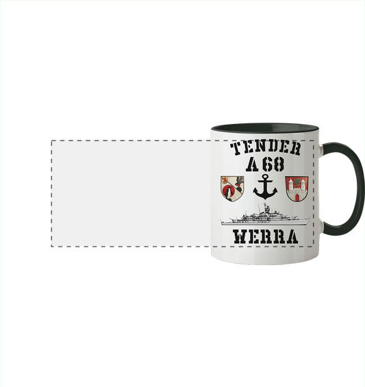 Tender A68 WERRA - Panorama Tasse zweifarbig