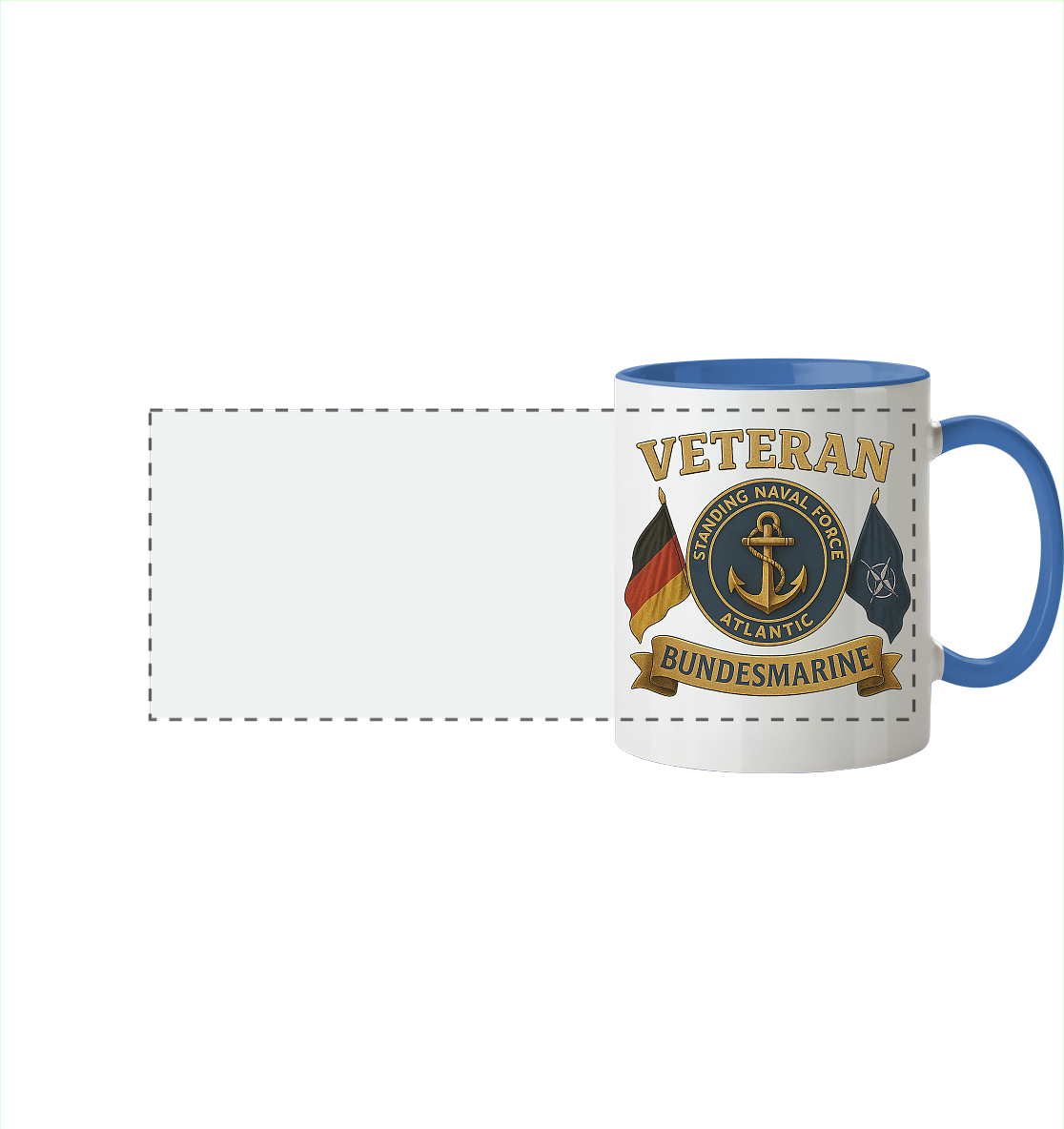 Veteran BUNDESMARINE - SNFL - Panorama Tasse zweifarbig