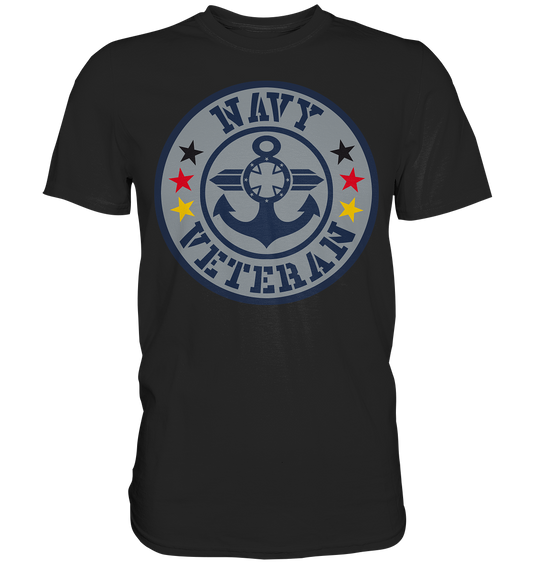 NAVY VETERAN Sterne - Premium Shirt