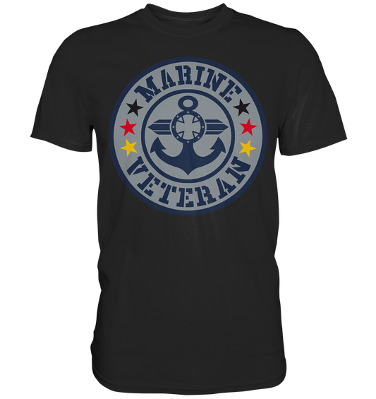 MARINE VETERAN Sterne - Premium Shirt