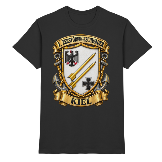 Wappen 1. Zerstörergeschwader - KIEL - Premium Shirt