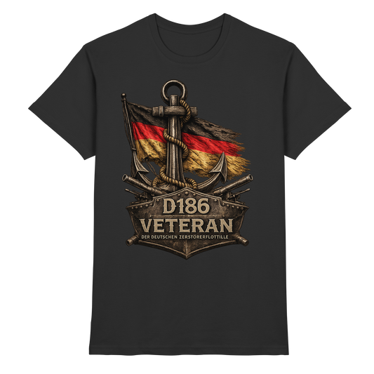 Veteran D186 Flagge - Premium Shirt