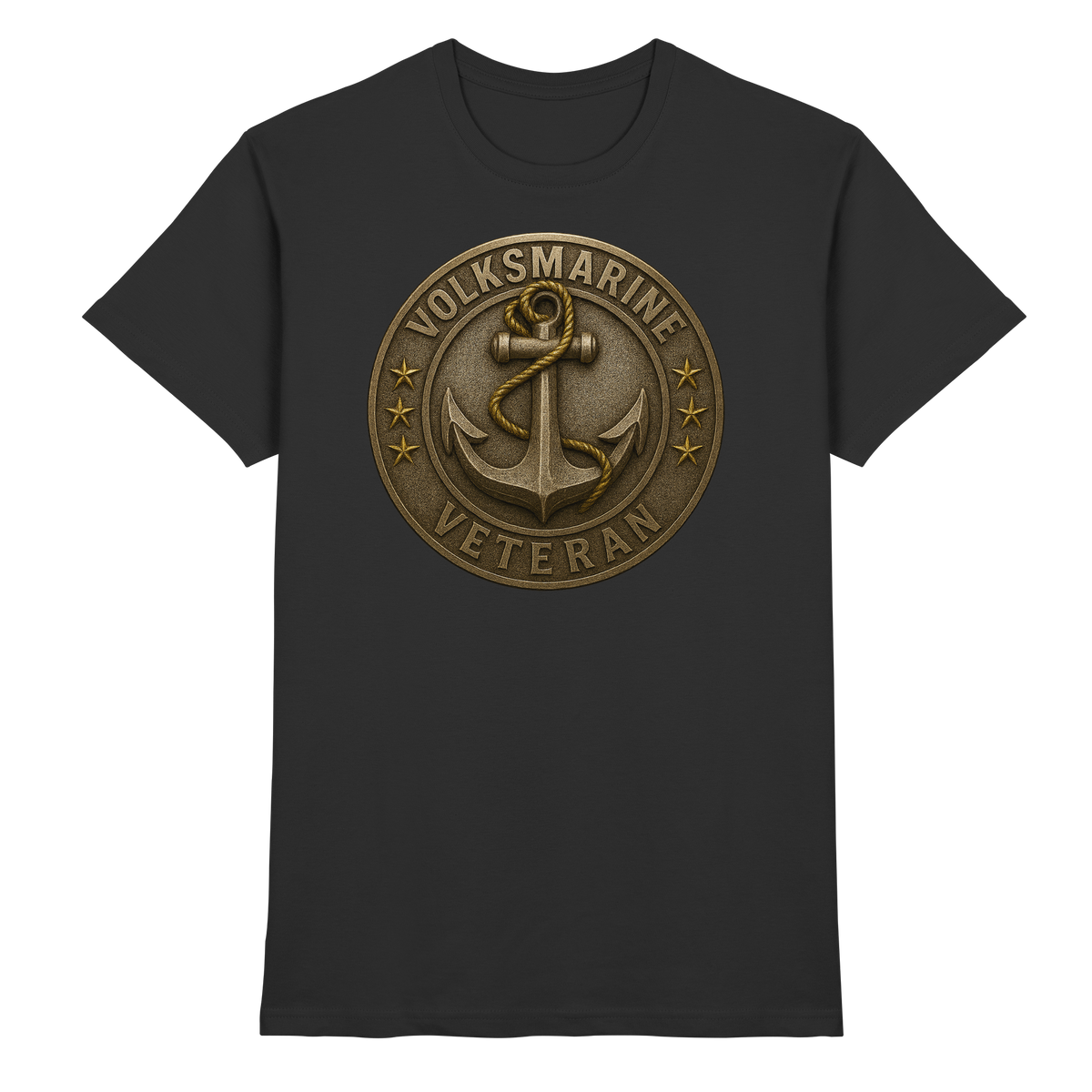 Volksmarine Veteran - Metalleffekt - Premium Shirt