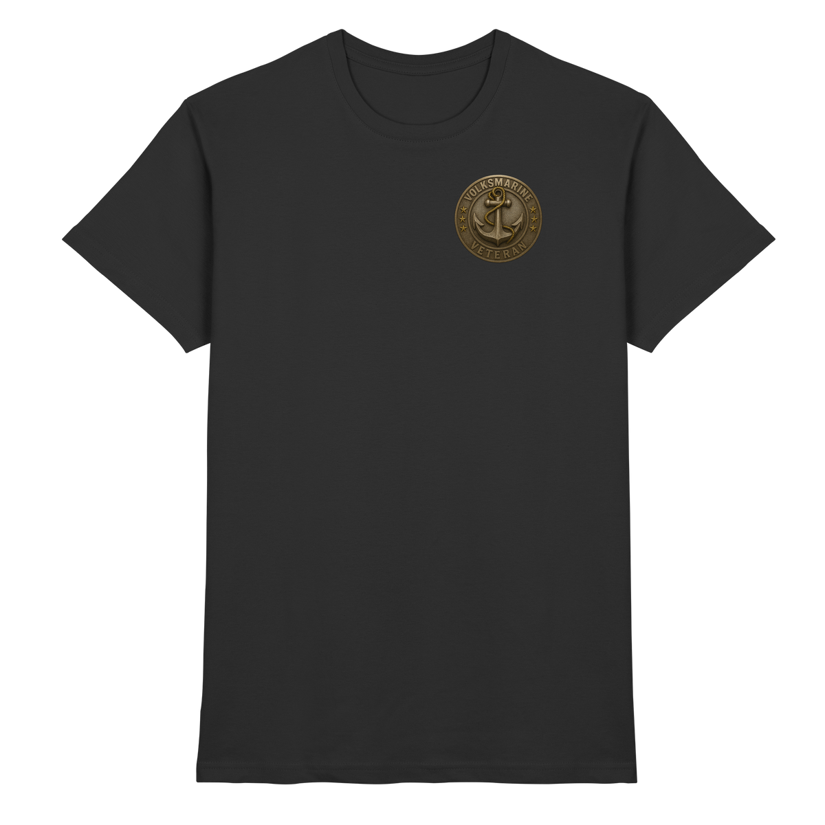 Volksmarine Veteran  - Metalleffekt - Premium Shirt