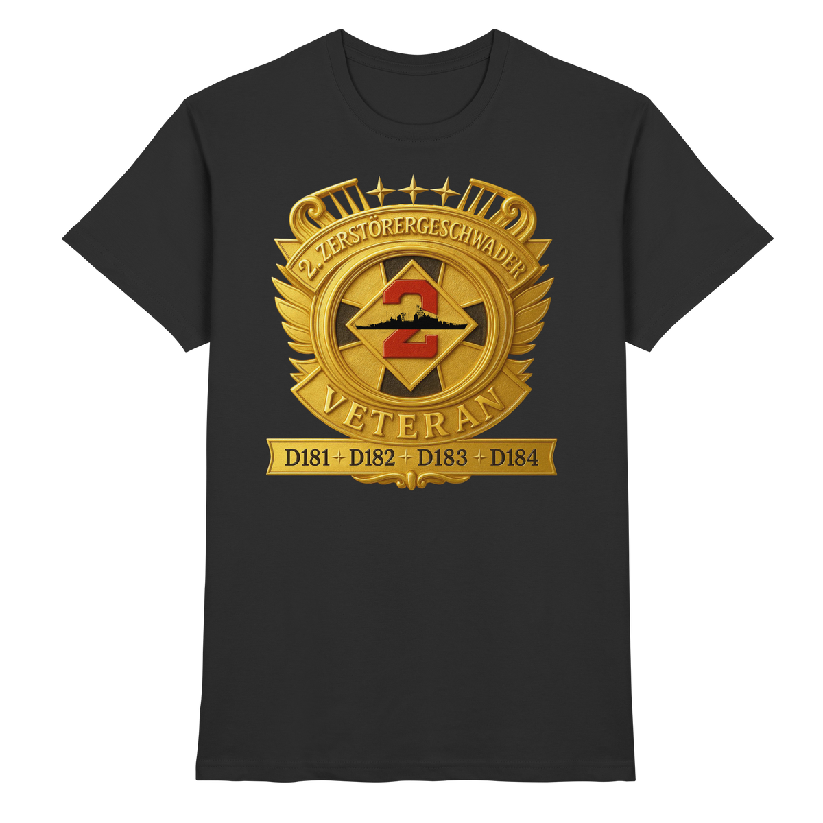 2. Zerstörergeschwader - Veteran  - Premium Shirt
