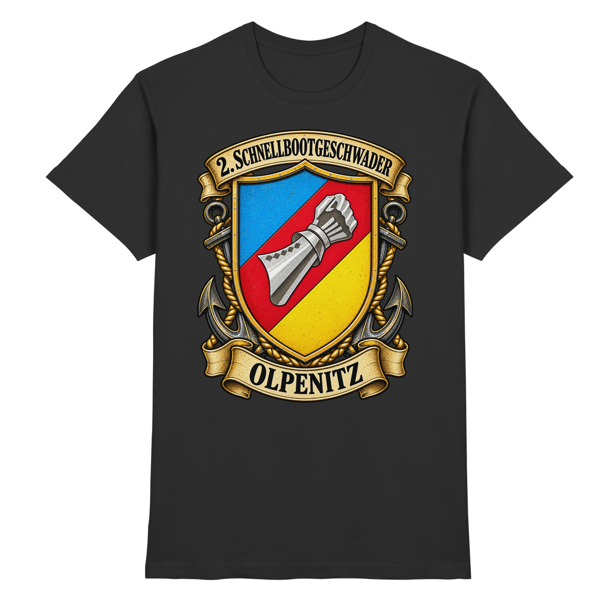 Wappen 2. Schnellbootgeschwader - Olpenitz - Premium Shirt