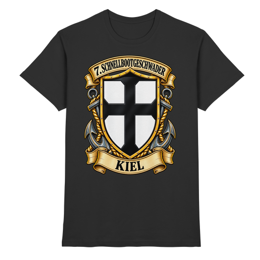 Wappen 7. Schnellbootgeschwader - KIEL - Premium Shirt