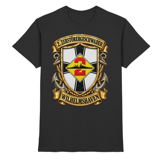 Wappen 2. Zerstörergeschwader - WILHELMSHAVEN - Premium Shirt