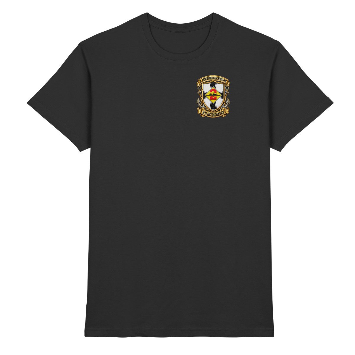 Wappen 2. Zerstörergeschwader - WILHELMSHAVEN - Brustlogo  - Premium Shirt