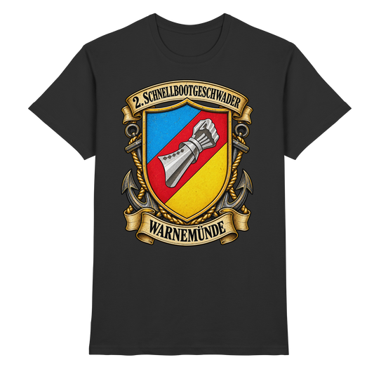 Wappen 2. Schnellbootgeschwader - Warnemünde - Premium Shirt