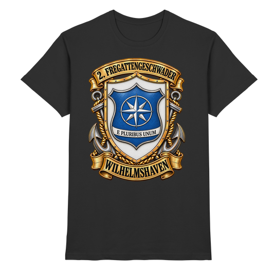 Wappen 2. Fregattengeschwader - Wilhelmshaven - Premium Shirt