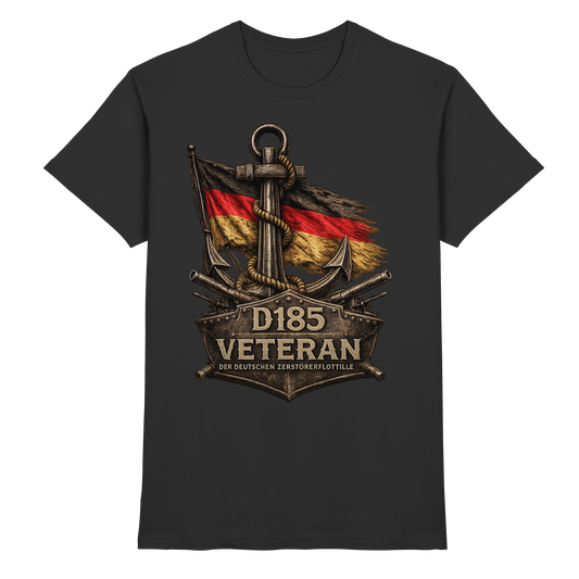 Veteran D185 Flagge - Premium Shirt