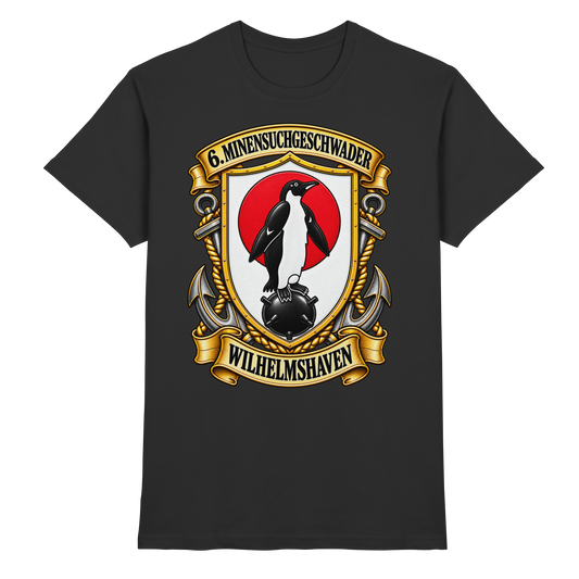 Wappen 6. Minensuchgeschwader - WILHELMSHAVEN - Premium Shirt