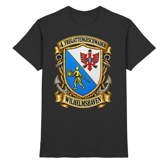 Wappen 4. Fregattengeschwader - Wilhelmshaven  - Premium Shirt