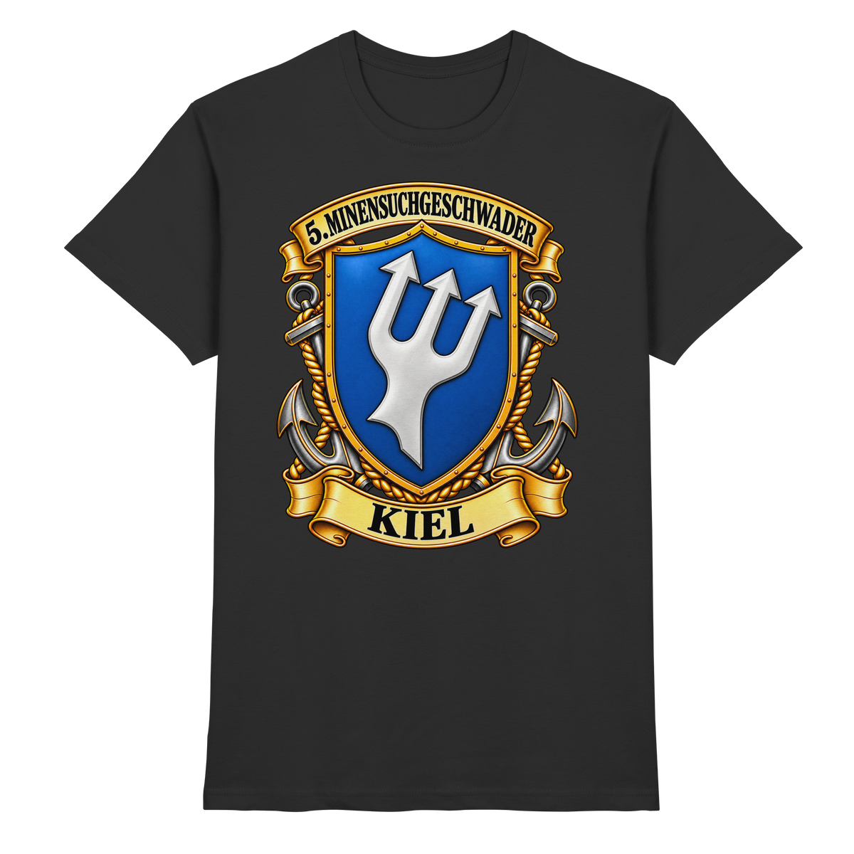 Wappen 5. Minensuchgeschwader - KIEL - Premium Shirt