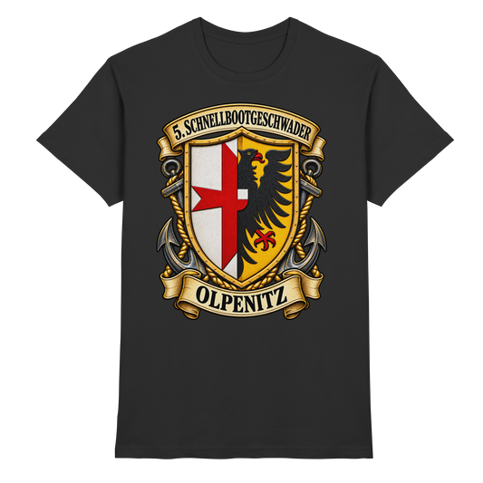 Wappen 5. Schnellbootgeschwader - OLPENITZ - Premium Shirt