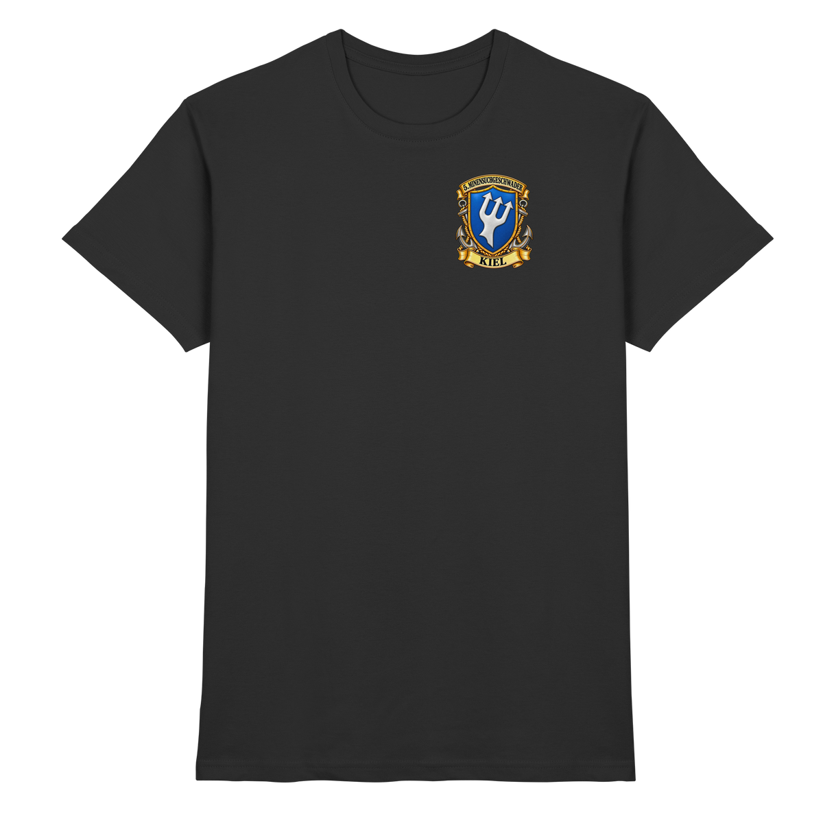 Wappen 5. Minensuchgeschwader - KIEL - Brustlogo  - Premium Shirt