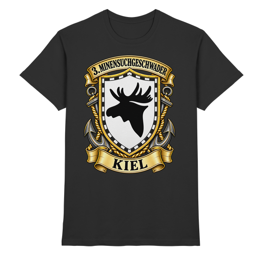 Wappen 3. Minensuchgeschwader - KIEL - Premium Shirt