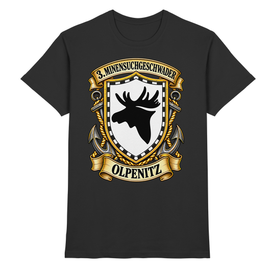 Wappen 3. Minensuchgeschwader - OLPENITZ - Premium Shirt
