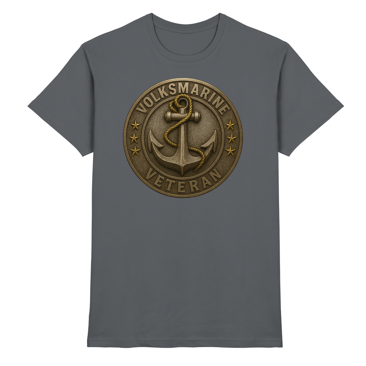 Volksmarine Veteran - Metalleffekt - Premium Shirt