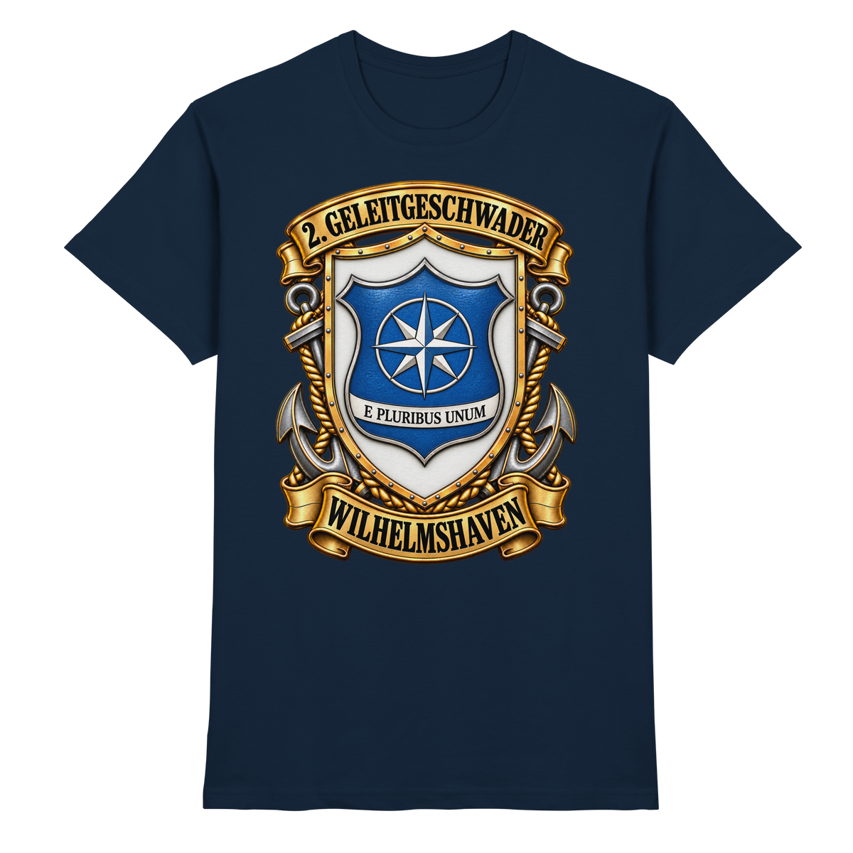 Wappen 2. Geleitgeschwader - Wilhelmshaven - Premium Shirt